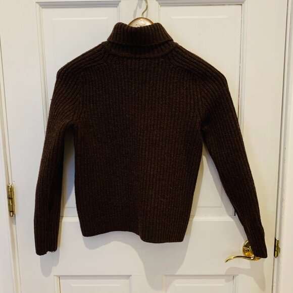 J.Crew Women's 100% Merino Wool Thick Heavyweight Turtle Neck Sweater - Picture 11 of 12